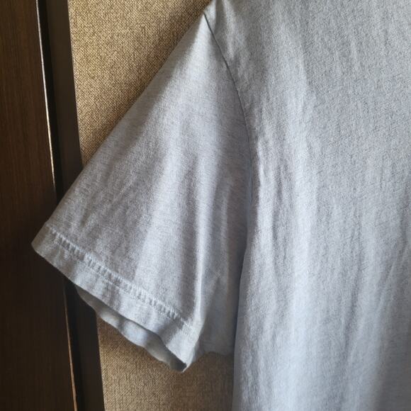 Mens Psycho Bunny v-neck blue 6 large 100% Pima cotton tee t shirt - Picture 5 of 6